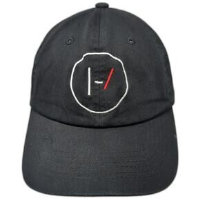 Twenty One Pilots Baseball Cap Black OS Band Logo Embroidered Slideback Hat
